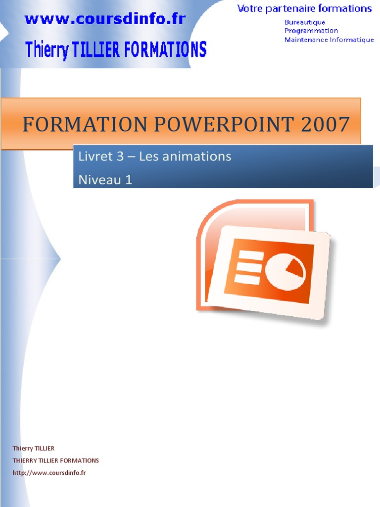 Livret 3 PowerPoint 2007 | PDF | Microsoft Excel | Microsoft Powerpoint