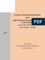 Kajian Geologi Regional Dan Identifikasi Karakteristik Longsoran (Tol Cipularang KM 112+600-121+800)