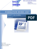 Livret 7 Word 2007
