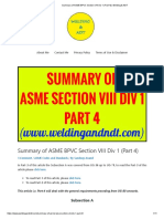 Summary of ASME BPVC Section VIII Div 1 (Part 4) - Welding & NDT