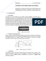 TP N°5: Systemes D'Entree Des Donnees: 1. L'écran LCD