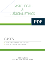 BASIC LEGAL & JUDICIAL ETHICS - The Courts