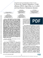 Implementation Security Digital Signature Using Rivest Shamir Adleman RSA Algorithm As A Letter Validation and Distribution Validation System