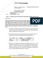 Internal Memo Libur Hari Ulang Tahun Republik Indonesia 78 - Sebamban Revisi PDF