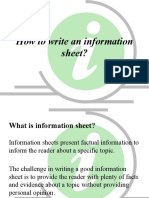 An Info. Sheet