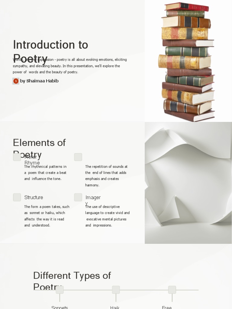 Introduction to poetry pdf poetry metre poetry 