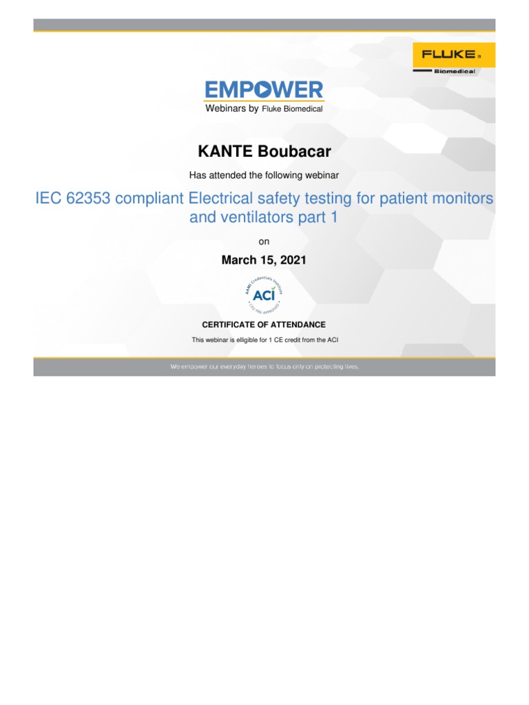 Iec 62353 Compliant Electrical Safety Testing For Patient Monitors and Ventilators Part 1Kante
