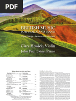 British Music: Clare Howick, Violin