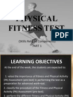 Lesson 8. PHYSICAL FITNESS TEST L3