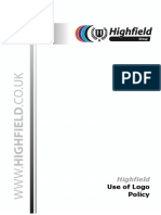 (29102019 0927) Highfield Use of Logo Policy
