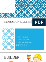 Profession Riddles