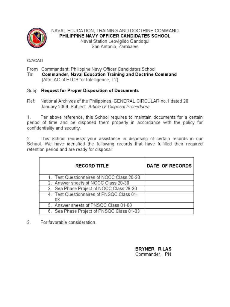 Proper Date Marking And Disposition