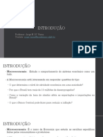 Aula 01 - Introdução - Microeconomia I - Slide