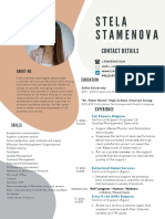 Stela Stamenova CV