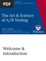 The Art Science of AB Testing For Business Decisions