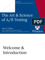 The Art Science of AB Testing For Business Decisions