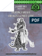 Fighting Fantasy Collector Checklist Price Guide 2020