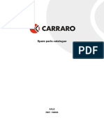 Spare Parts Catalogue: Axle REF: 138094