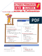 Multiplicación de Polinomios para Sexto de Primaria