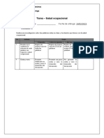 Tarea Salud Ocupacional