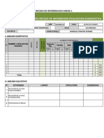 Sistematizacion de Informacion Evaluacion Diagnostica