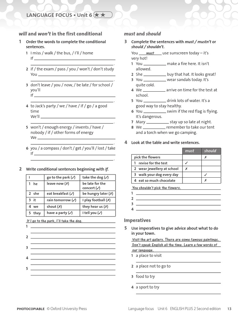 First Conditional Practice Exercises | PDF