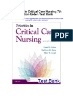 Priorities in Critical Care Nursing 7th Edition Urden Test Bank