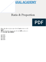 Ratio and Proportion III 1