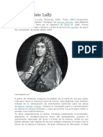 Jean Baptiste Lully Biografia