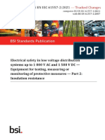 BS en IEC 61557-2 (2021) Insulation Resistance