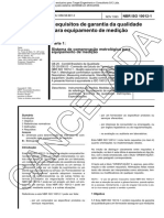 n1 - Requisitos de Garantia de Qualidade ISO10012-1 1993 - Cancelada