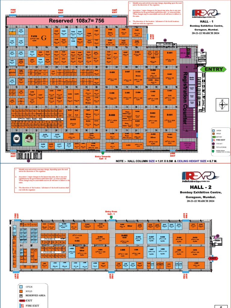 Mumbai 2024 Event Layout Plan | PDF | Bmw