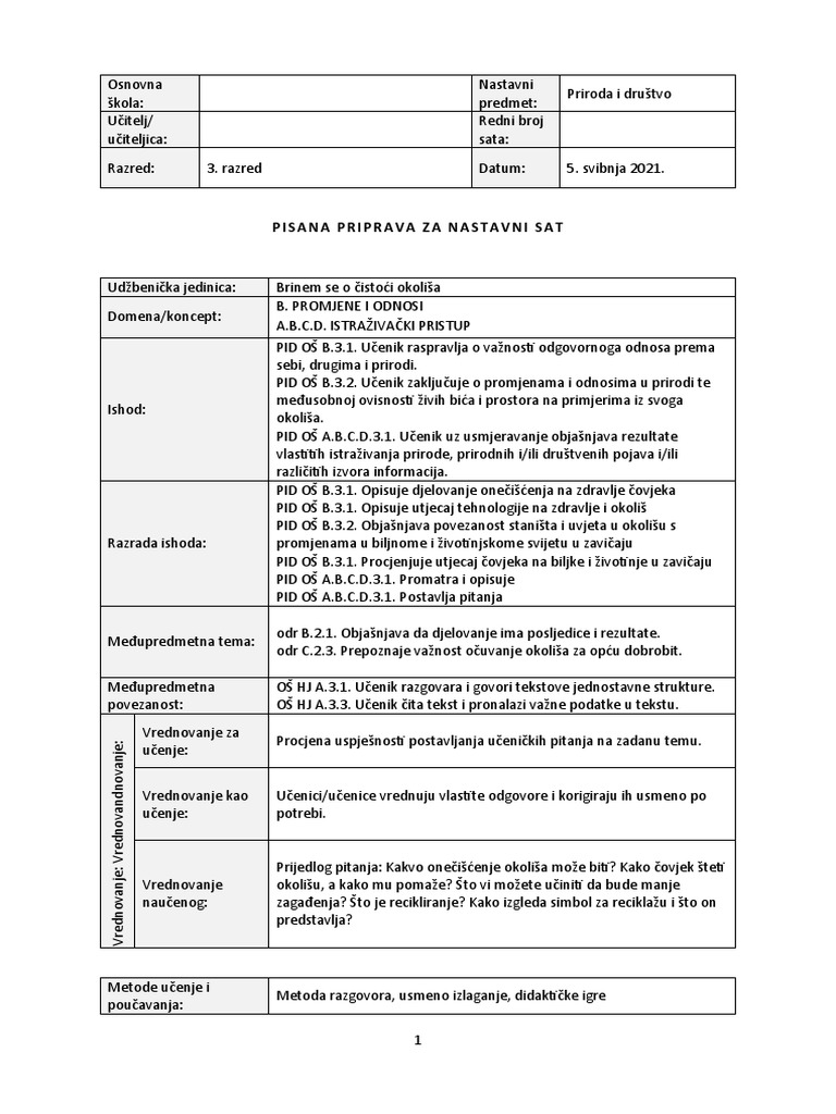 Brinem Se o Čistoći Okoliša | PDF