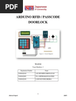 Abstract Report of Door Lock - Team 04