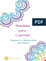 Mandalaspara Colorear
