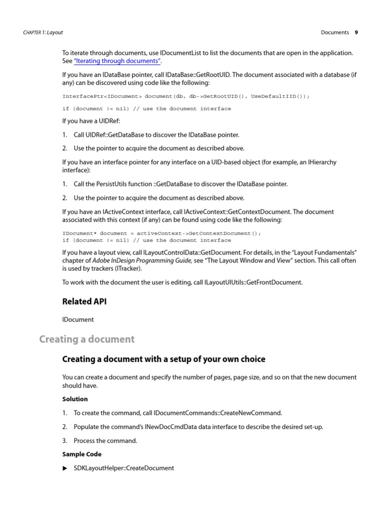 Document Management in IDatabase Tutorial | PDF | Databases | Page Layout
