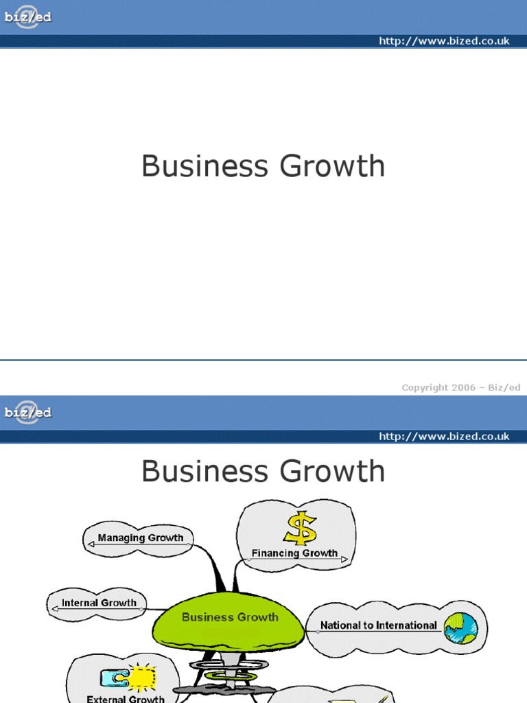 Growth 1 | PDF | Takeover | Mergers And Acquisitions