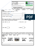 4C Avaliacao de Matemática-Ii Bimestre.