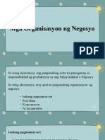 q3. Mga Organisasyon NG Negosyo