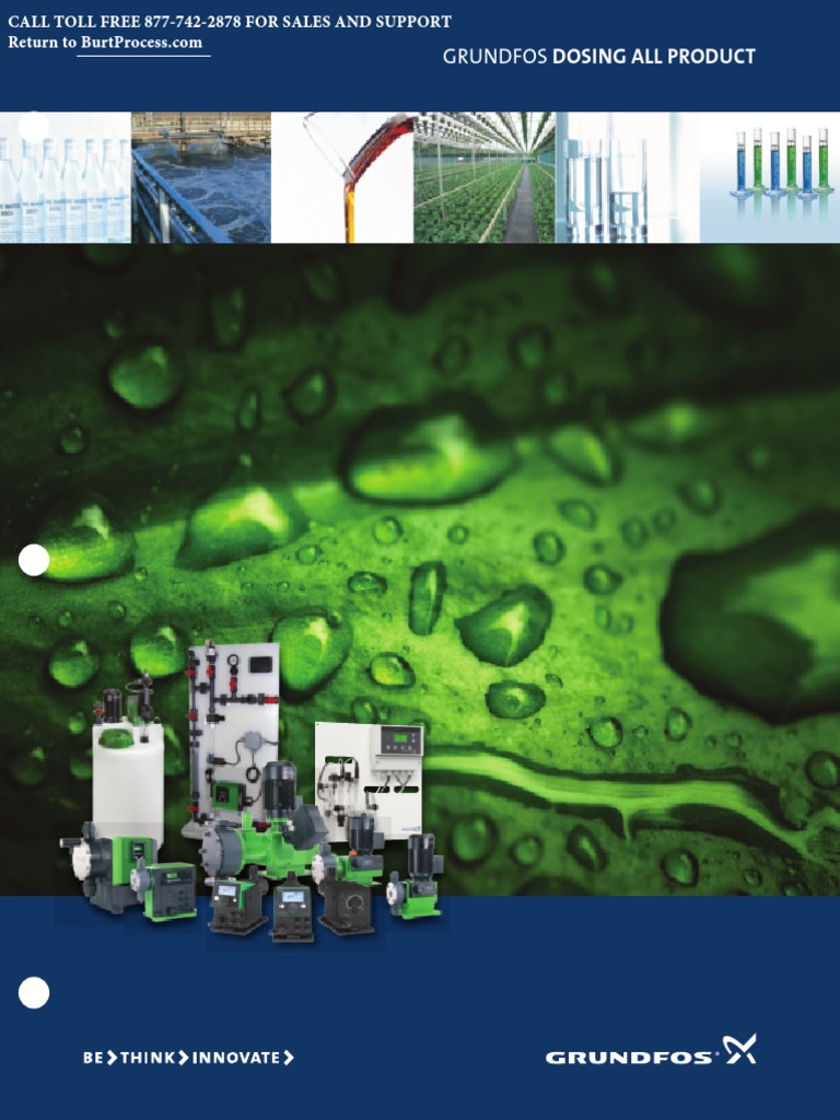 Grundfos Dosing Pumps Product Guide PDF Pump