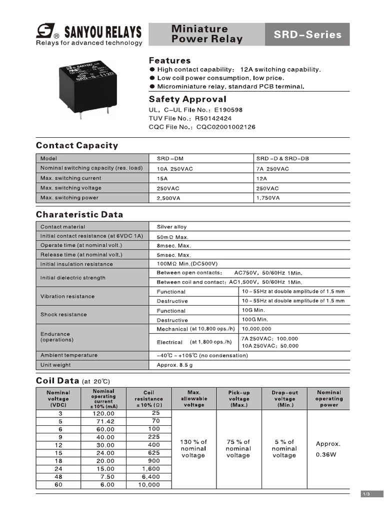 Sanyou SRD-S-112D | PDF