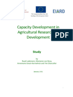 Capacity Development in Agricultural Research For Development