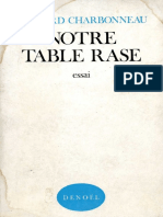 Bernard Charbonneau - Notre Table Rase