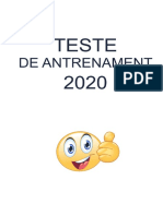 Teste de Antrenament Mate 2020