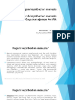 Slide 5. Ragam Kepribadian Manusia, Pengaruh Kepribadian Manusia Terhadap Gaya Manajemen Konflik