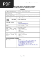 CP - COA - B.Tech CSBS - 2023 - 24