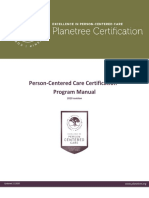 Person Centered Care Certification Manual