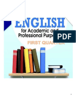 English For Academic and Professional Purposes Quarter 1
