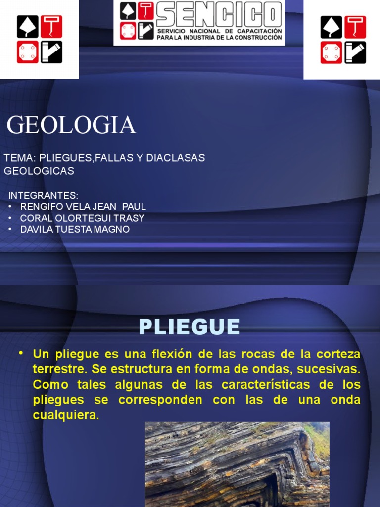 Pliegues Fallas Y Diaclasas Geologicas Descargar Gratis Pdf Falla