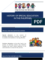 History of Sped